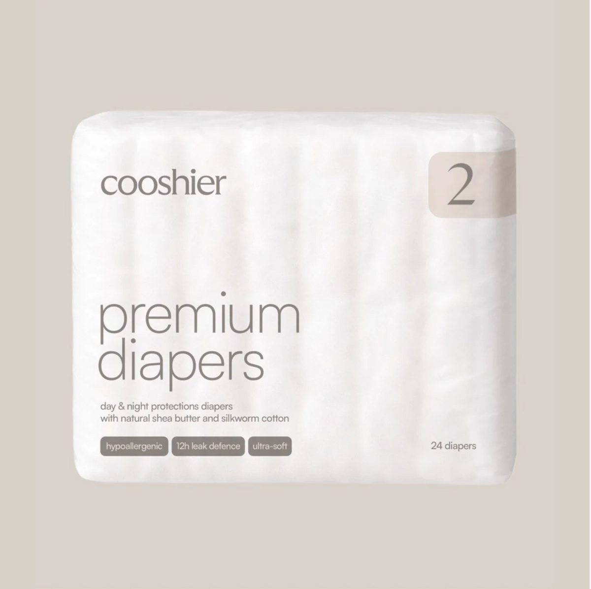 Cooshier Diapers 24 Pack